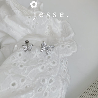 1 chiếc khuyên tai  đá hình mới jessevn
