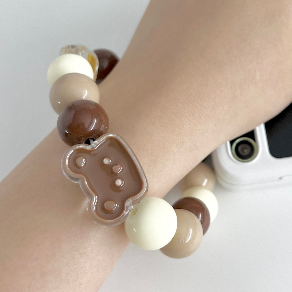 Ốp Lưng Samsung Z Flip 5 tai gấu, mèo siêu cute gắn Charm gấu mèo kèm dây xách siêu xinh  Z Flip5/ ZFlip 5