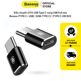 Đầu chuyển otg usb type c sang usb full size baseus / /