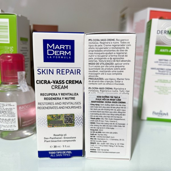 Kem Dưỡng MARTIDERM SKIN REPAIR CICRAVASS CREMA Tái Tạo Phục Hồi Da Tổn Thương - Bác Sĩ Nghĩa