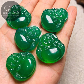 Mặt dây Di lặc đá mã não (tặng dây đeo và hộp đựng)