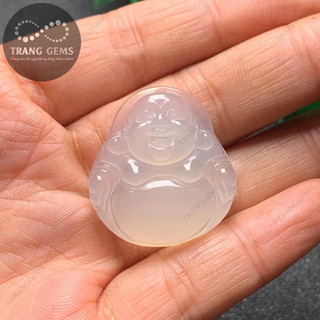 Mặt dây Di lặc đá mã não (tặng dây đeo và hộp đựng)