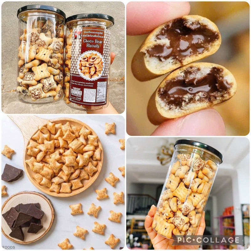 Bánh Gấu Nhân Socola Thái Lan