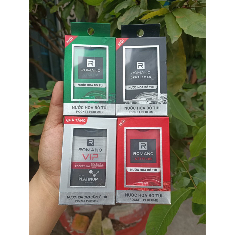 NƯỚC HOA BỎ TÚI ROMANO CLASSIC 18ML