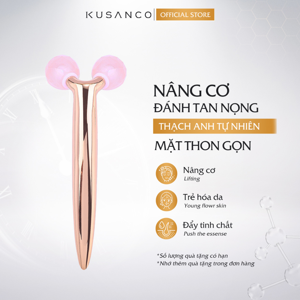 Thanh Lăn Massage Mặt Kusanco Massage 3D Facial Roller