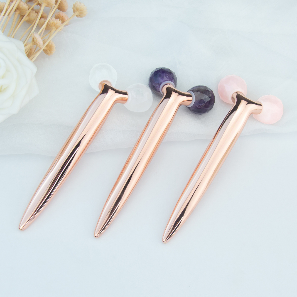 Thanh Lăn Massage Mặt Kusanco Massage 3D Facial Roller