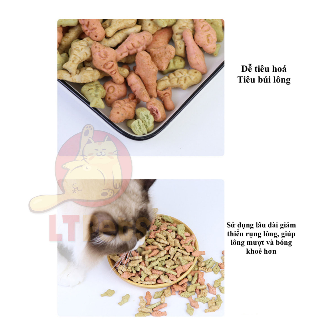 CHÀ BÔNG  mix LÒNG ĐỎ TRỨNG VÀ THỊT BÒ VIÊN CHO CHÓ KÉN ĂN BỔ SUNG DINH DƯỠNG GÓI