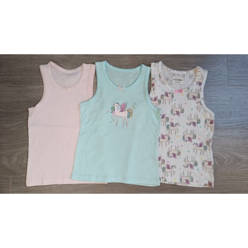 Set 3 áo bé gái Matalan sz 2-3y