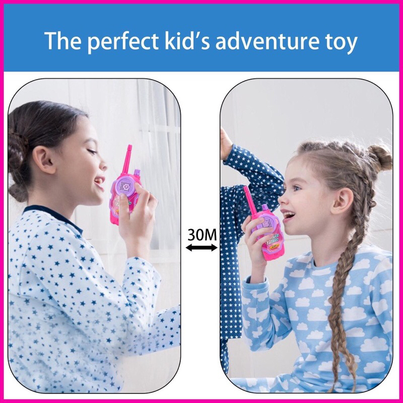 Set 2 Máy Bộ Đàm Cầm Tay Vui Nhộn Cho Bé