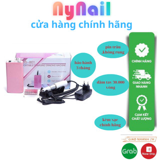 Máy mài móng tích điện US-801 chính hãng (bảo hành thân máy 6 tháng) - Máy mài cầm tay chuyên dụng cho thợ nail