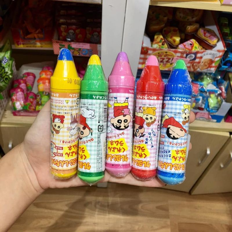 ￼Kẹo Shin bút chì Nhật Bản bé cực thích