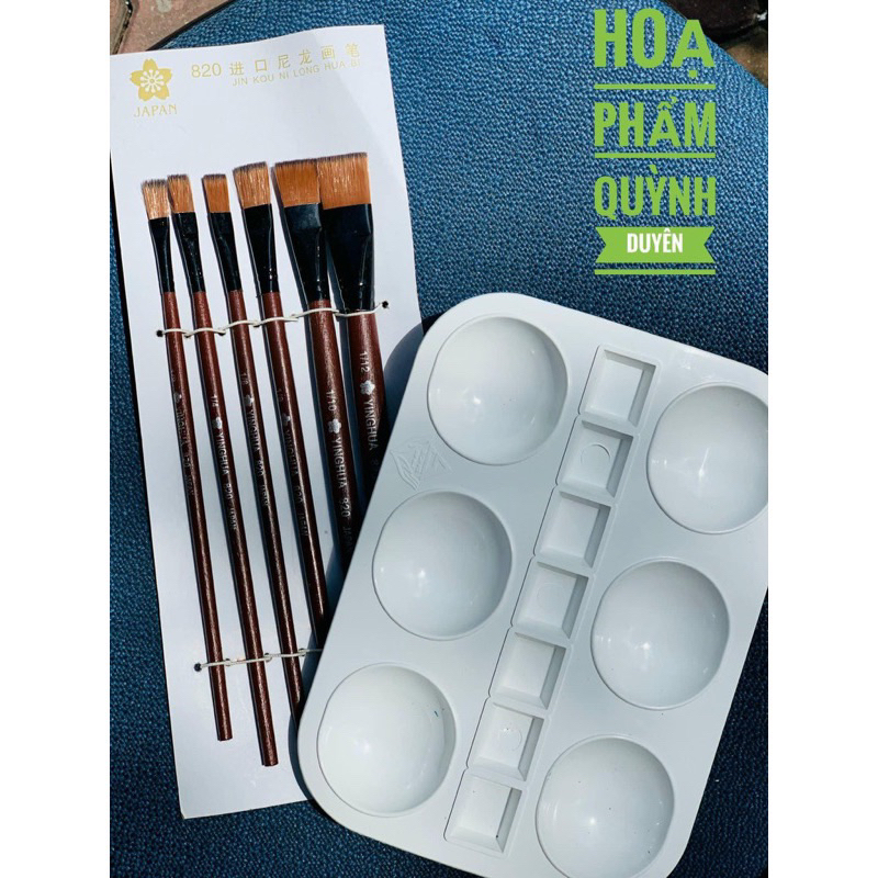 ⚡⚡ Bộ cọ 12 cây vẽ màu nước, acrylic