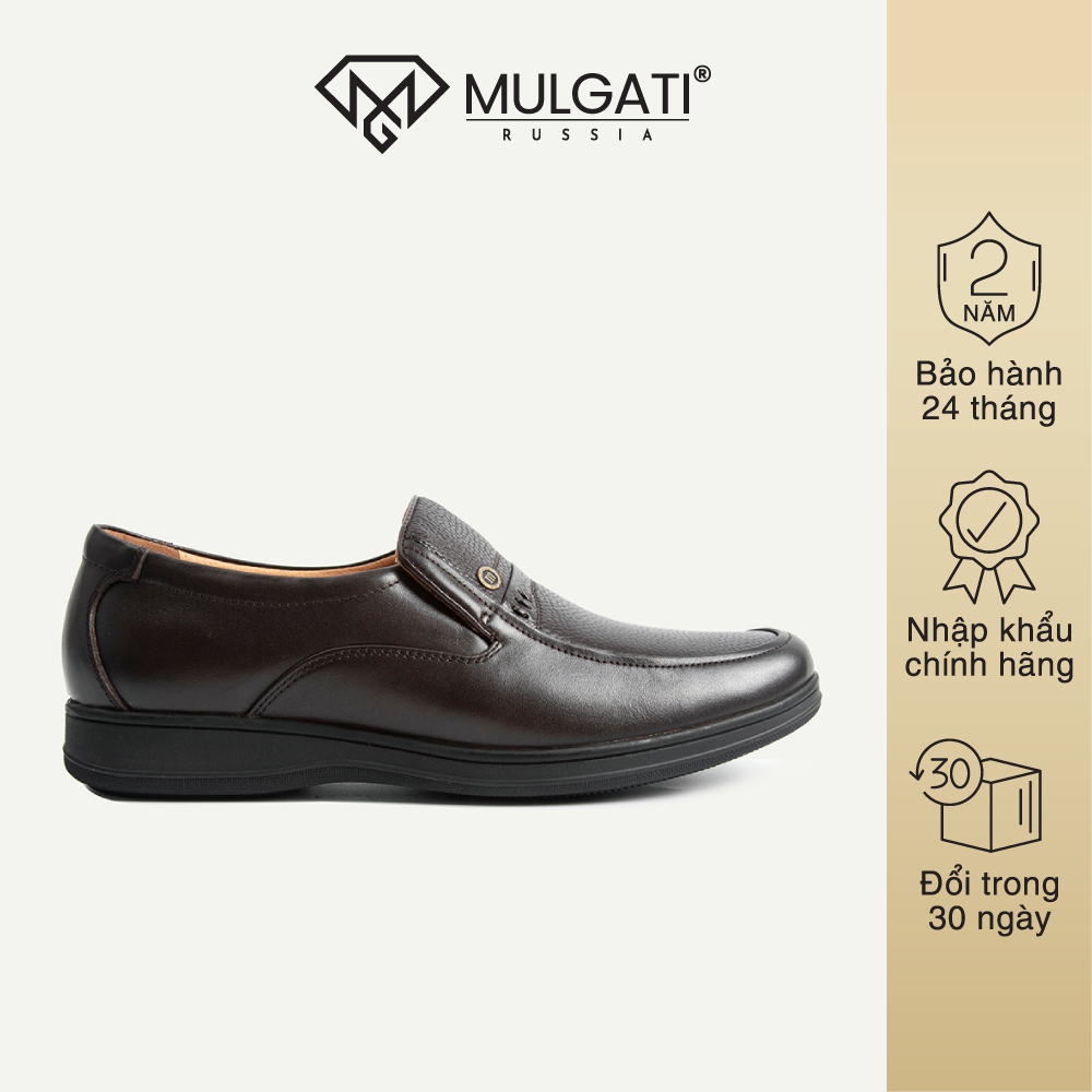 Giày da nam MULGATI Driving da bò cao cấp không dây - RF2731