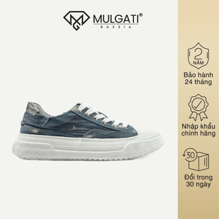 Giày thể thao nam MULGATI Denim Sneaker vải jeans - 2081
