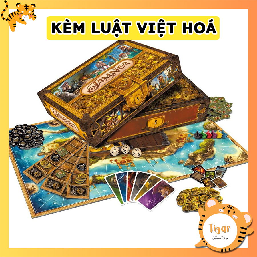 Boardgame hải tặc Jamaica kèm mở rộng The Crew