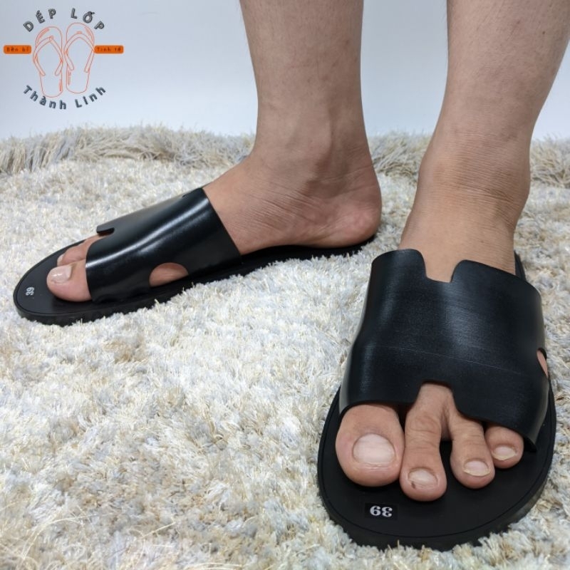Dép chữ h nam, dép cao su làm từ lốp máy bay siêu bền.