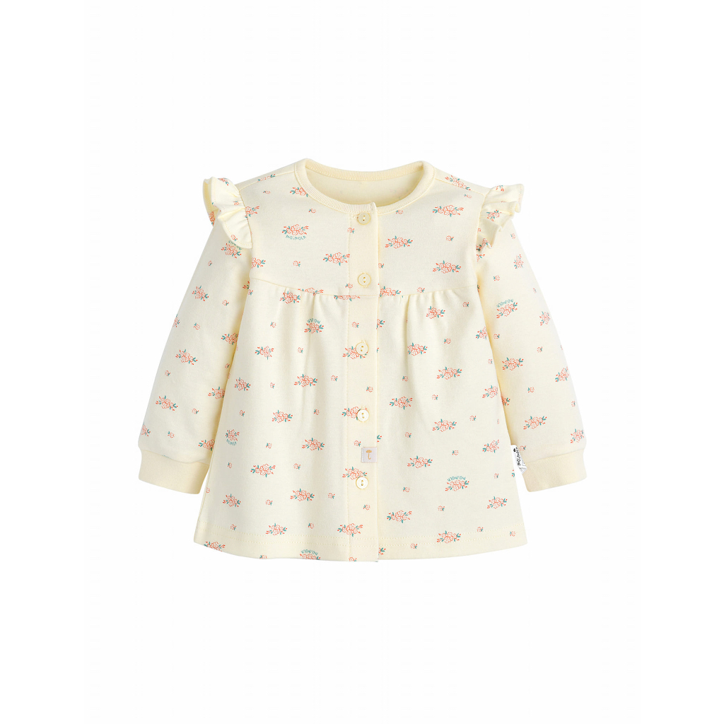 Size  - Bộ quần áo thu đông cho bé gái nhà Moimoln chất cotton dày dặn mềm mại
