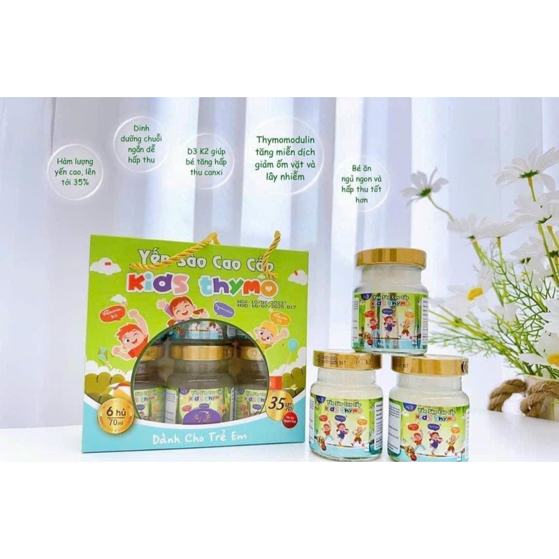 Yến sào cao cấp Kids Thymo cho bé từ 1t+