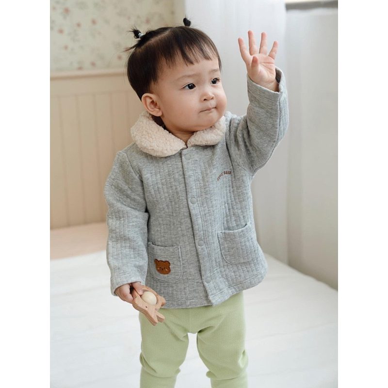 -Áo khoác trần bông ấm áp chính hãng