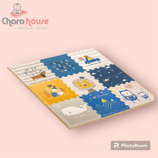Thảm xốp ghép cao cấp hãng BabyCare Korea thoáng mát, dễ vệ sinh, siêu êm dày 2cm (Set 9 miếng)