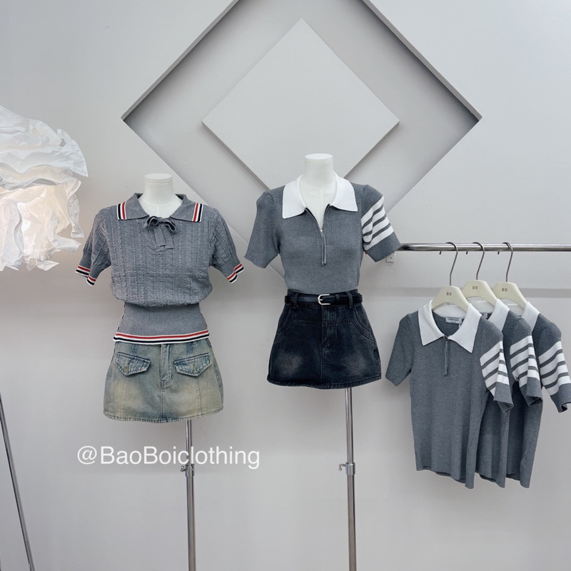 Áo Thome Mongtoghi xám siêu đẹp