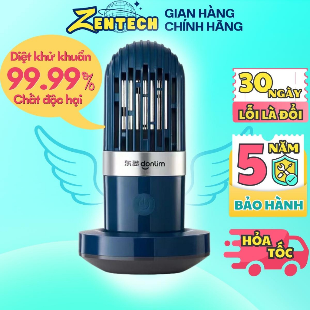 Máy khử khuẩn thực phẩm Donlim Plus, máy khử trùng rau củ quả thực phẩm tự động công suất 18W - Bảo hành 5 năm