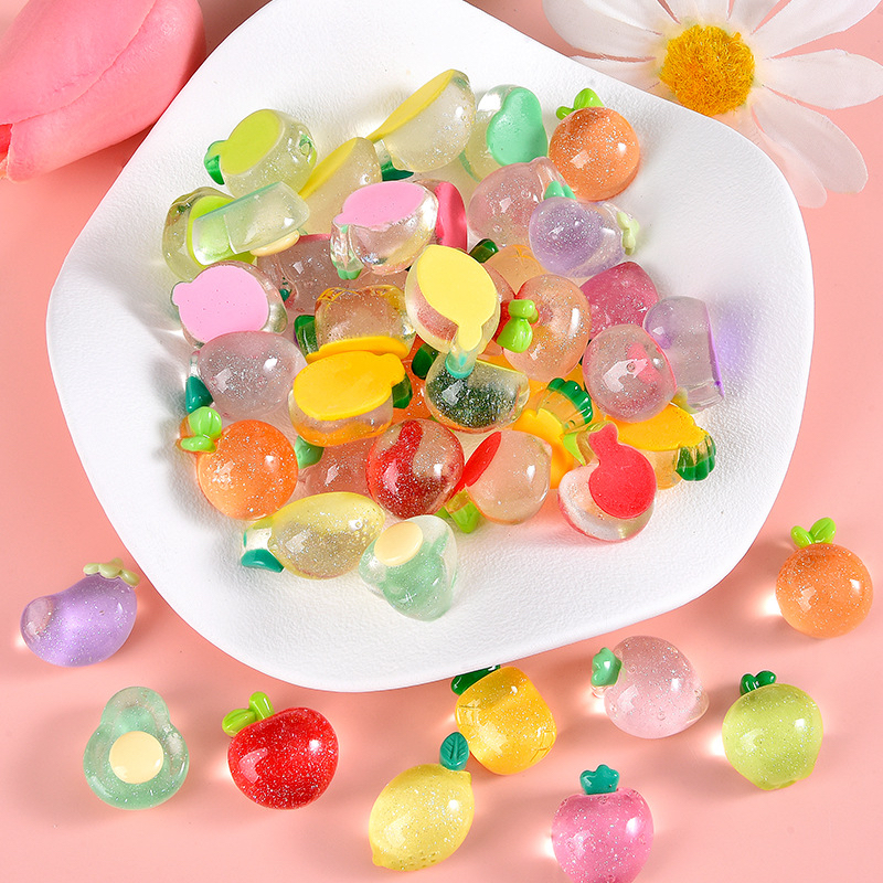 Phụ Kiện Charm Sticker Trong Hình Trái Cây Lung Linh