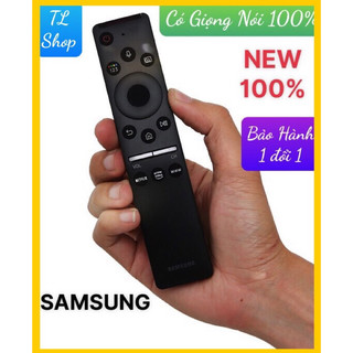 Remote samsung giọng nói smart tivi 4 k - điều khiển tivi hãng samsung tu có giọng nói