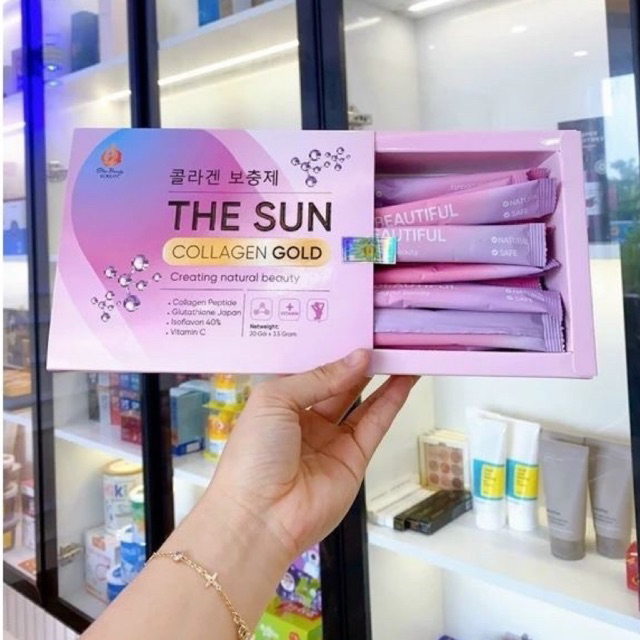 Collagen trắng da The Sun hộp 20 gói x 3,5 gam