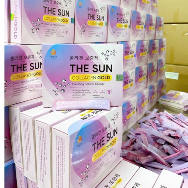 Collagen trắng da The Sun hộp 20 gói x 3,5 gam
