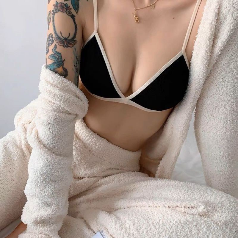 Áo Ngực/ Áo Bra Ren Hoa Mềm Đệm Mỏng 2 Dây Siêu Sexy Quyến Rũ 7322