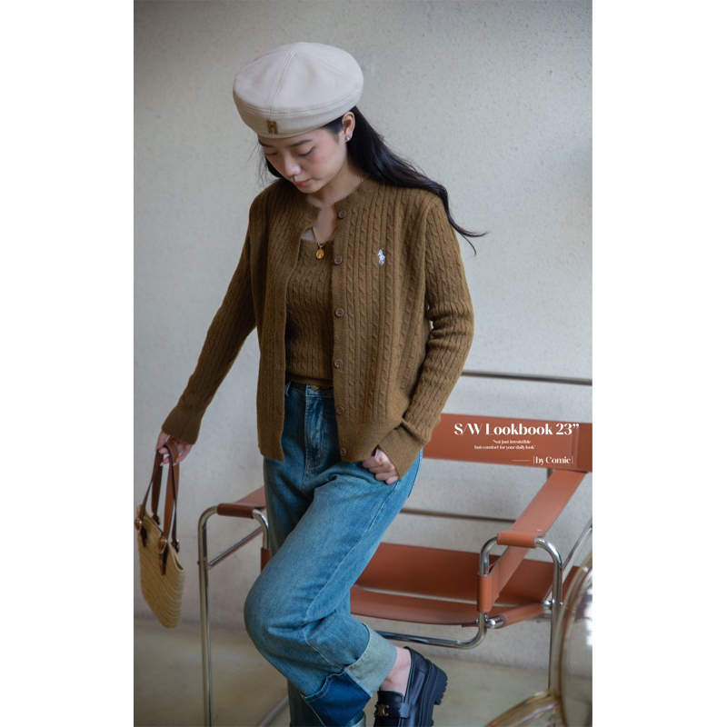 Set cadigan + áo dây COMIC