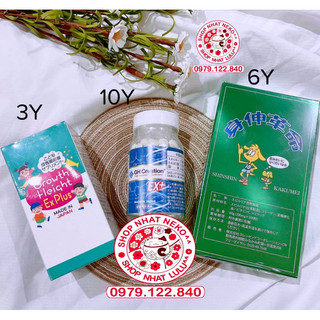 LULU_ (MẪU MỚI 2022) Hộp đựng 270 viên tăng chiều cao GH Ex Nhật bản _Chuẩn Nhật