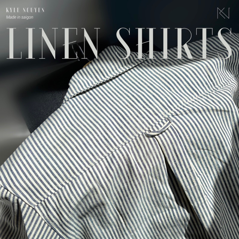 ÁO SƠMI SỌC OVERSIZE_LINEN SHIRTS’s KN