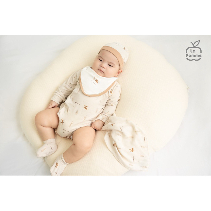 Body chip cộc tay la pomme cho bé sơ sinh 2023