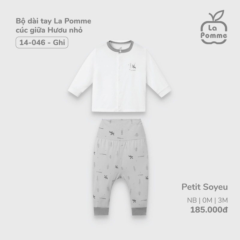 Bộ cài chéo , bộ cài thẳng , bộ body thỏ cây La pomme  siêu xinh cho bé 2023