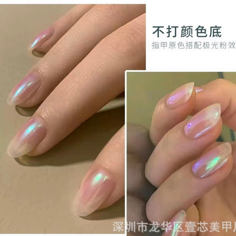 Set bột tráng gương ngọc trai nail 6 màu