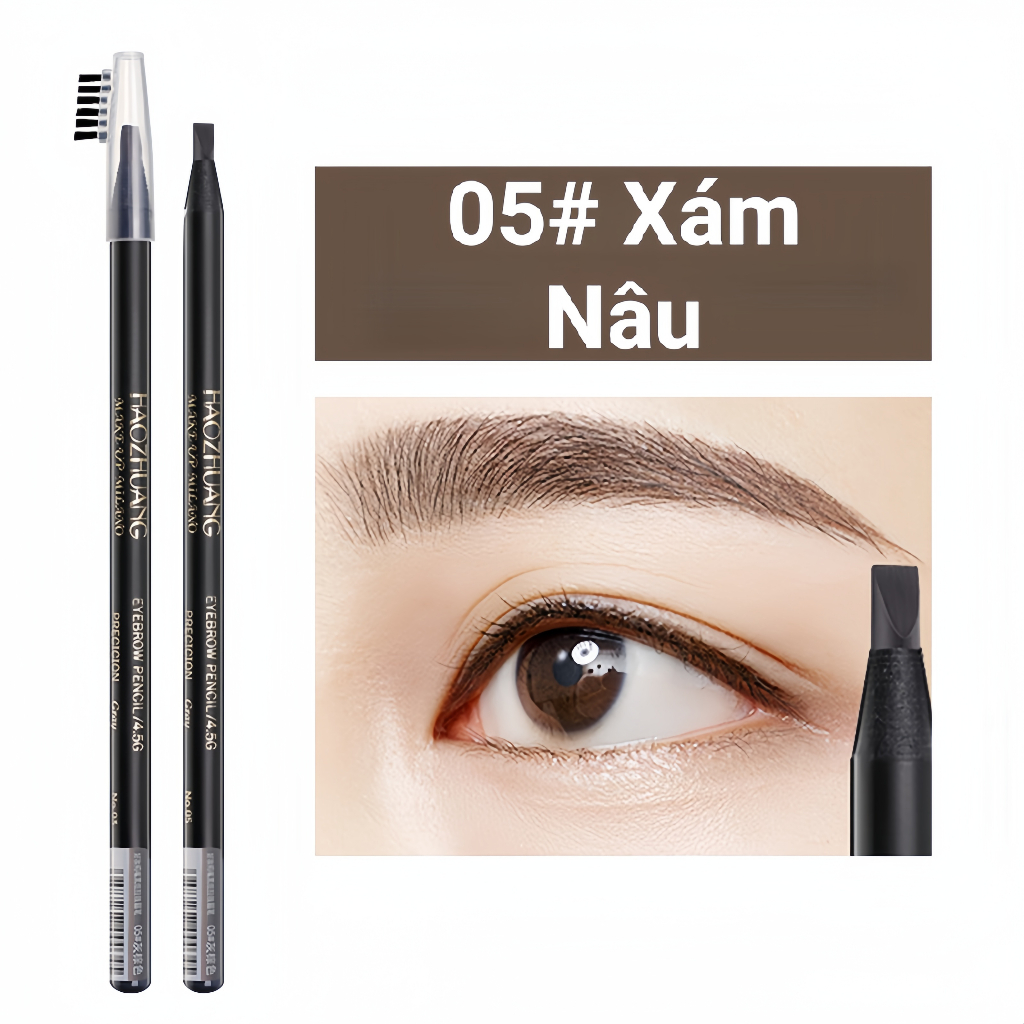 Chì Kẻ Chân Mày Haozhuang Xé Sợi Chống Thấm Nước Dễ Sử Dụng