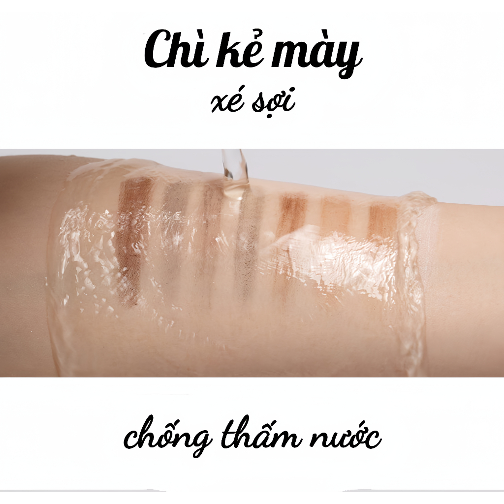 Chì Kẻ Chân Mày Haozhuang Xé Sợi Chống Thấm Nước Dễ Sử Dụng