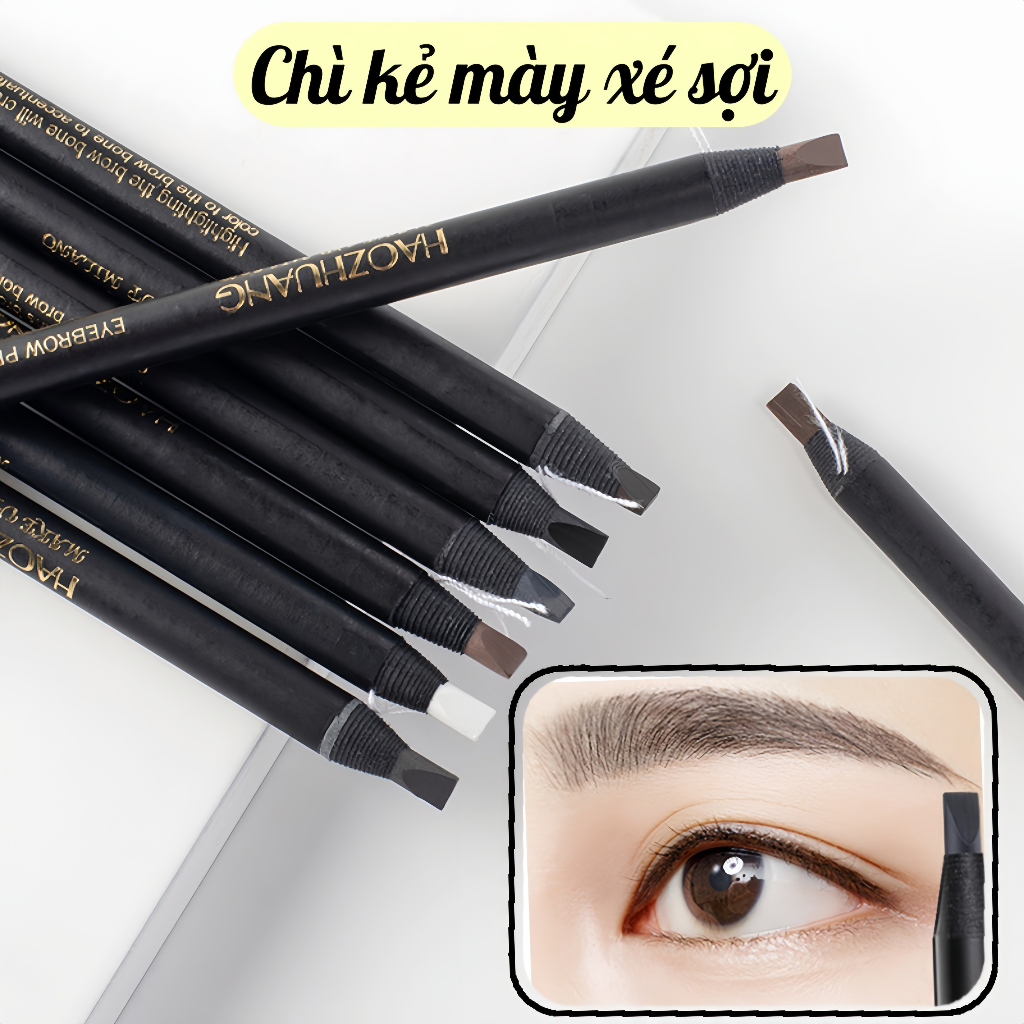 Chì Kẻ Chân Mày Haozhuang Xé Sợi Chống Thấm Nước Dễ Sử Dụng