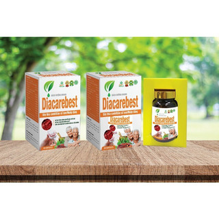 Diacarebest giảm đường, giảm mỡ trong máu, cao huyết áp cho người mắc bệnh tiểu đường