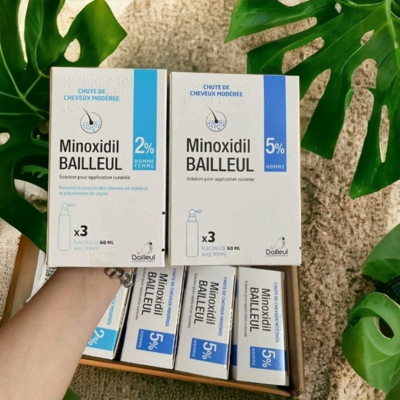 Xịt Kích Thích Mọc Tóc Minoxidil Bailleul 2% / 5%