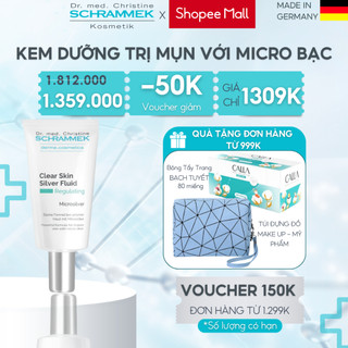 Dung dịch giảm mụn Dr.Schrammek với Micro bạc Clear Skin Silver Fluid 50ml