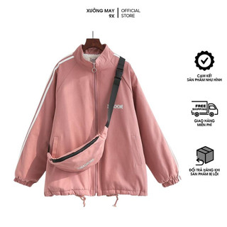 Áo khoác nam nữ, Áo gió thể thao ulzzang 3 sọc chống gió chống nước - Xưởng May 9X