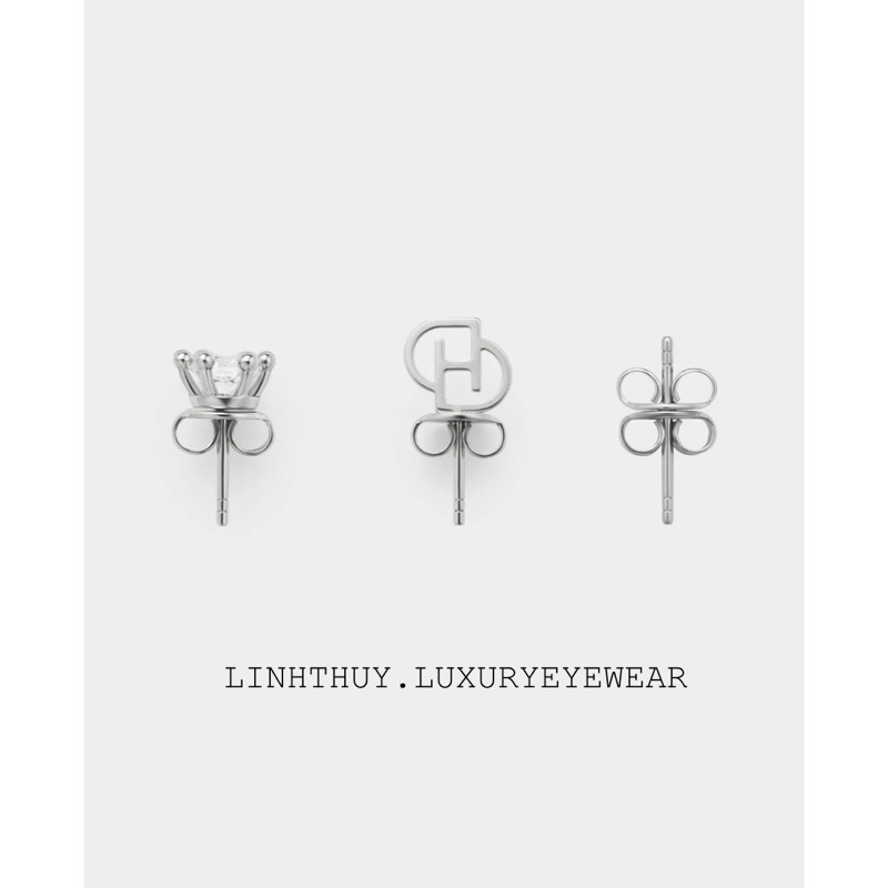 Kính mắt vintage charm khuyên pierced02 cao cấp tặng kèm fullbox cao cấp