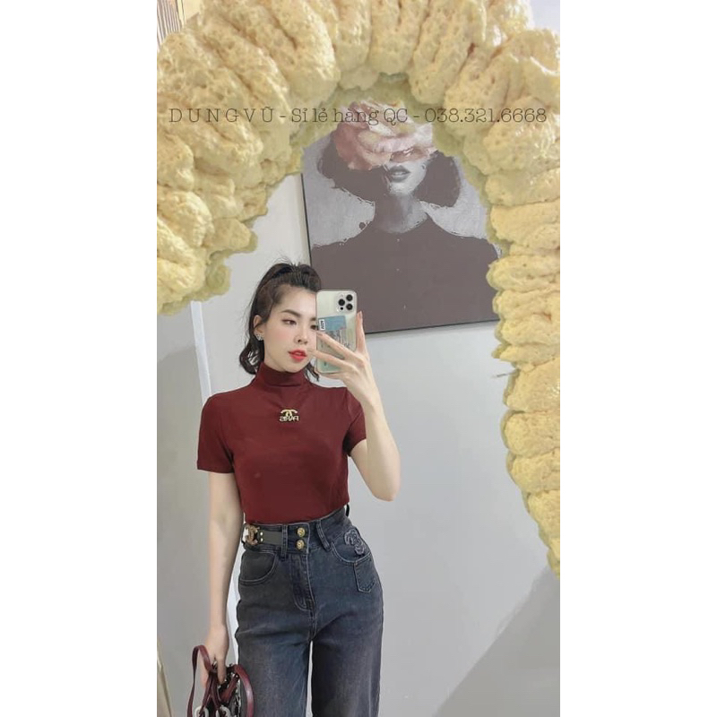 Áo tăm cổ neo tag X mới xinh xắn