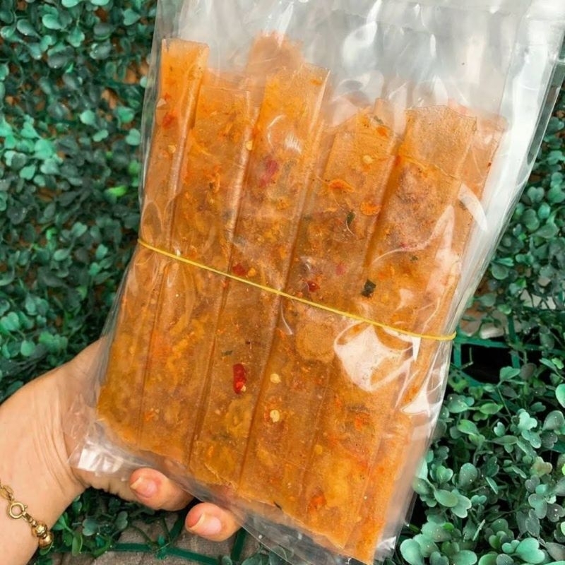 Bánh tráng hành xếp