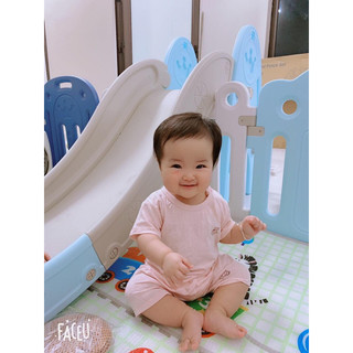 Bộ ngắn tay unchi thông hơi chui đầu cài vai