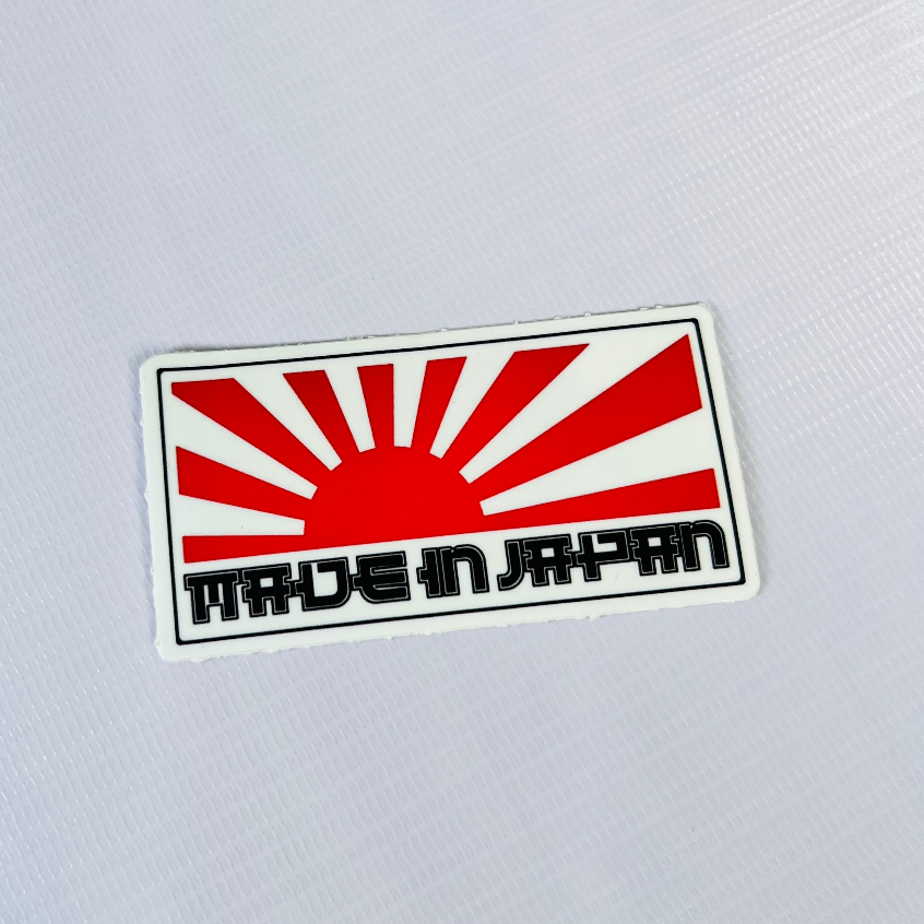 Tem Logo Sticker Japan JDM Nổi Trên Mọi Nền Màu