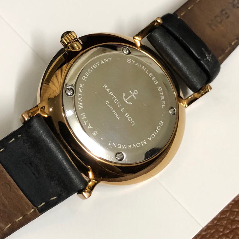 Đồng hồ nam thương hiệu Kapten & son Đức máy Thuỵ Sĩ.